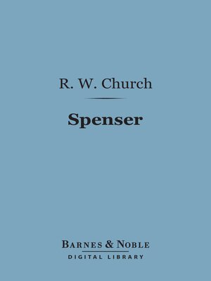 cover image of Spenser (Barnes & Noble Digital Library)
